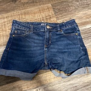 wonder nation dark blue jean shorts.